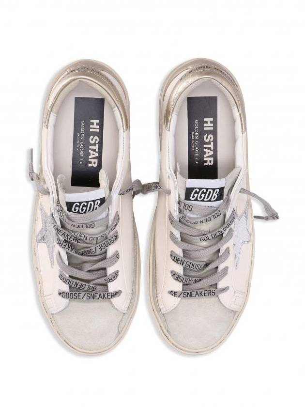 Women's High Star Gold Tab Low Top Sneakers White - GOLDEN GOOSE - BALAAN 6