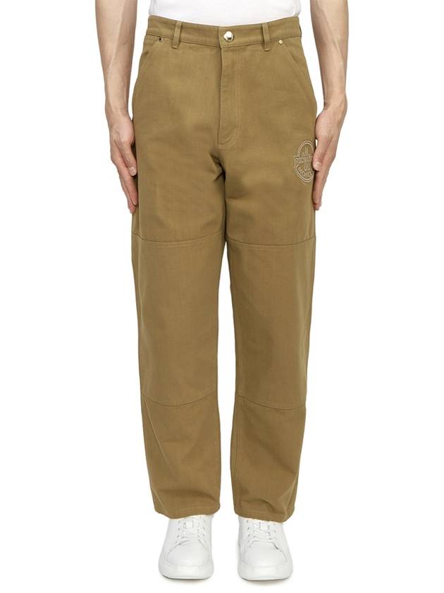 By Jay-Z Cotton Canvas Wide Pants Gold - MONCLER - BALAAN 2