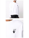 Bubble Arrow Crew Neck Sweatshirt White - OFF WHITE - BALAAN 6