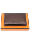 Card Wallet Calvi Chevre Rouge Cellier H078382CK0G - HERMES - BALAAN 1