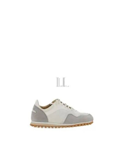 Men's Trail Leather Low Top Sneakers Light Grey - SPALWART - BALAAN 2