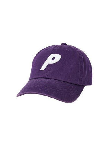 P 6Panel Cap Purple P 6Panel Cap Purple - PALACE - BALAAN 1