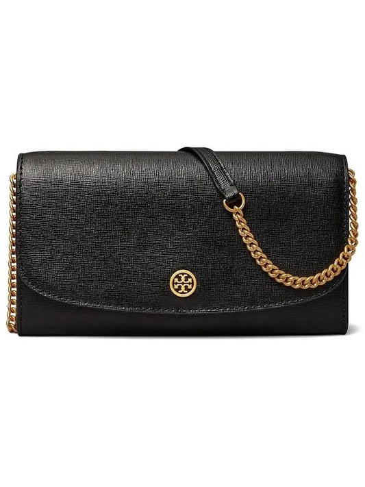 Robinson Chain Long Wallet Black - TORY BURCH - BALAAN 2