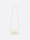 Lady Chain Canage Lambskin Pouch Bag White - DIOR - BALAAN 5