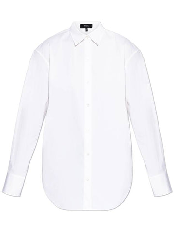 Theory Classic Shirt, Women's, White - THEORY - BALAAN 1