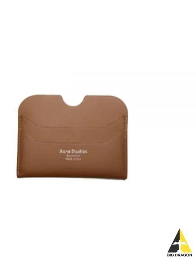 Silver Logo Card Wallet Brown - ACNE STUDIOS - BALAAN 2