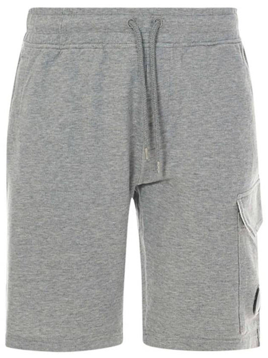 Bermuda Regular Fit Cargo Shorts Grey - CP COMPANY - BALAAN 2