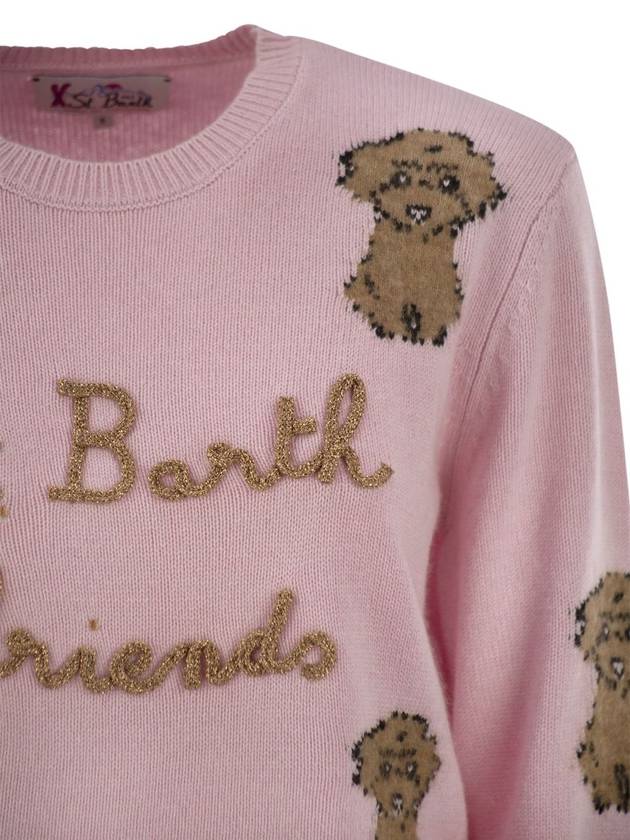 Wool-blend jumper with embroidery - MC 2 SAINT BARTH - BALAAN 4