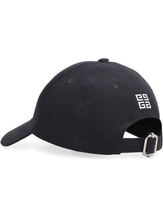 4G Logo Twill Ball Cap Black - GIVENCHY - BALAAN 4