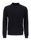 Jacob Logo Wool Long Sleeve Polo Shirt Dark Navy - A.P.C. - BALAAN 2