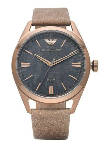 Solar Powered Watch Brown - EMPORIO ARMANI - BALAAN 1