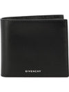 Classic 4G Leather Half Wallet Black - GIVENCHY - BALAAN 1