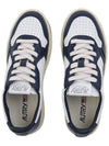 Medalist Navy Tab Low Top Sneakers White Navy - AUTRY - BALAAN 7