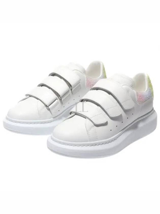 Velcro Leather Low Top Sneakers White - ALEXANDER MCQUEEN - BALAAN 2