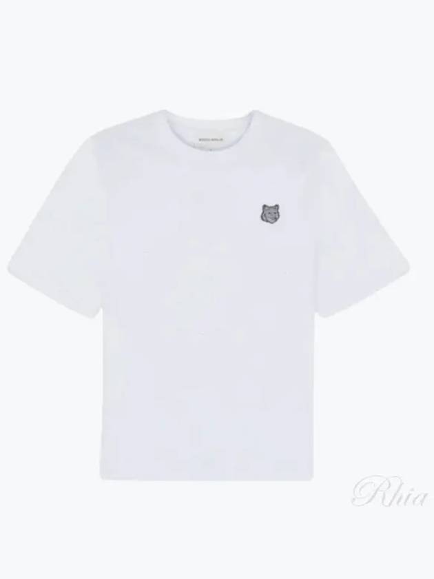 Bold Fox Head Patch Short Sleeve T-Shirt White - MAISON KITSUNE - BALAAN 2