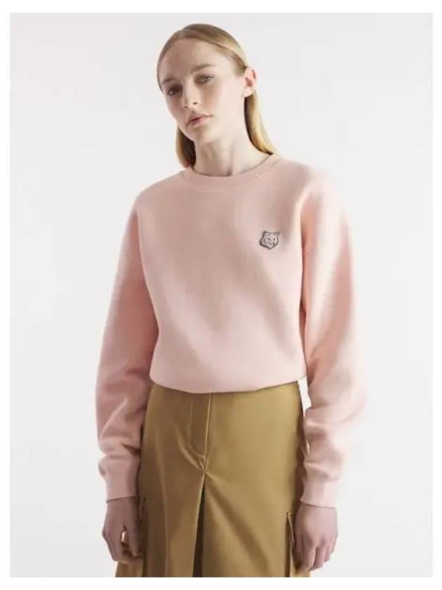 Women s Foxhead Patch Comfort Sweatshirt Rose Domestic Product GM0024081382231 - MAISON KITSUNE - BALAAN 1