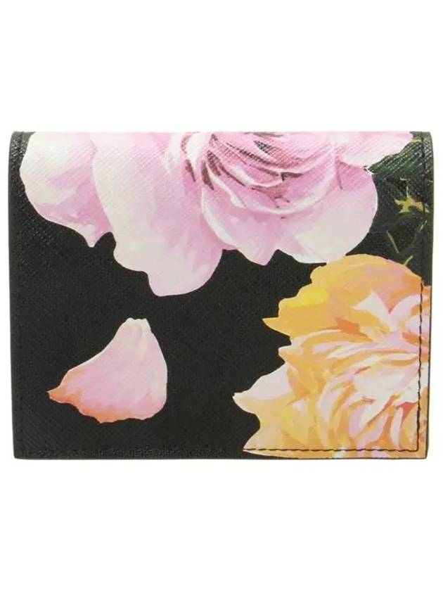 small floral print leather wallet 1MV2042C11 - PRADA - BALAAN 4