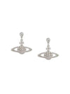 Mini Bas Relief Drop Earrings Silver - VIVIENNE WESTWOOD - BALAAN 4