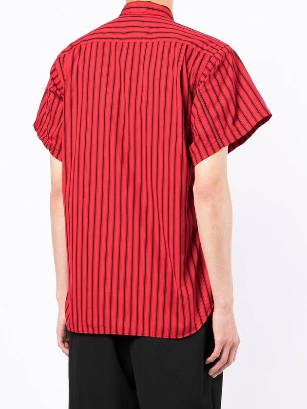 striped short sleeve shirt - COMME DES GARCONS - BALAAN 4