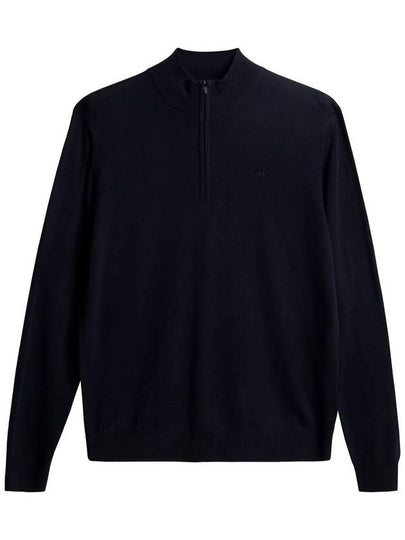 Men's Kiyan Quarter Zipper Knit Top Navy - J.LINDEBERG - BALAAN 2