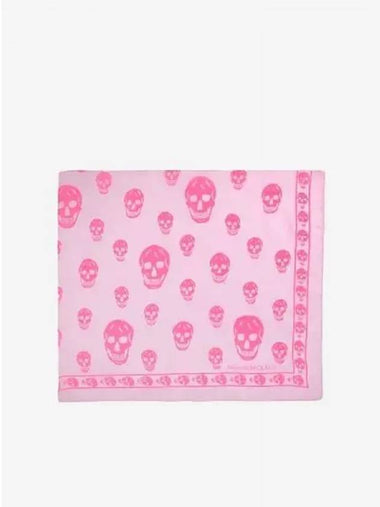 Alexander McQUEEN skull logo scarf 270595 - ALEXANDER MCQUEEN - BALAAN 1