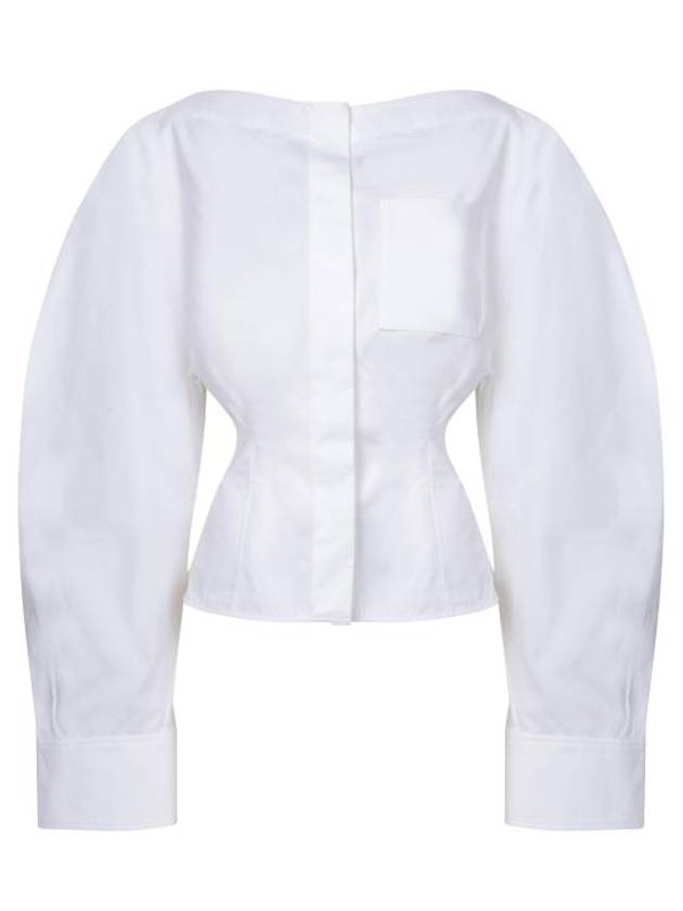 La Chemise Barco Shirt White - JACQUEMUS - BALAAN 1