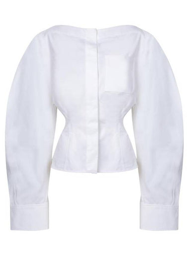 La Chemise Barco Shirt White - JACQUEMUS - BALAAN 1