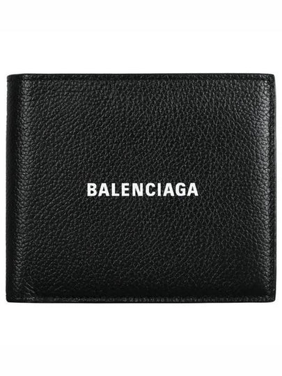 Logo Print Half Wallet Black - BALENCIAGA - BALAAN 2