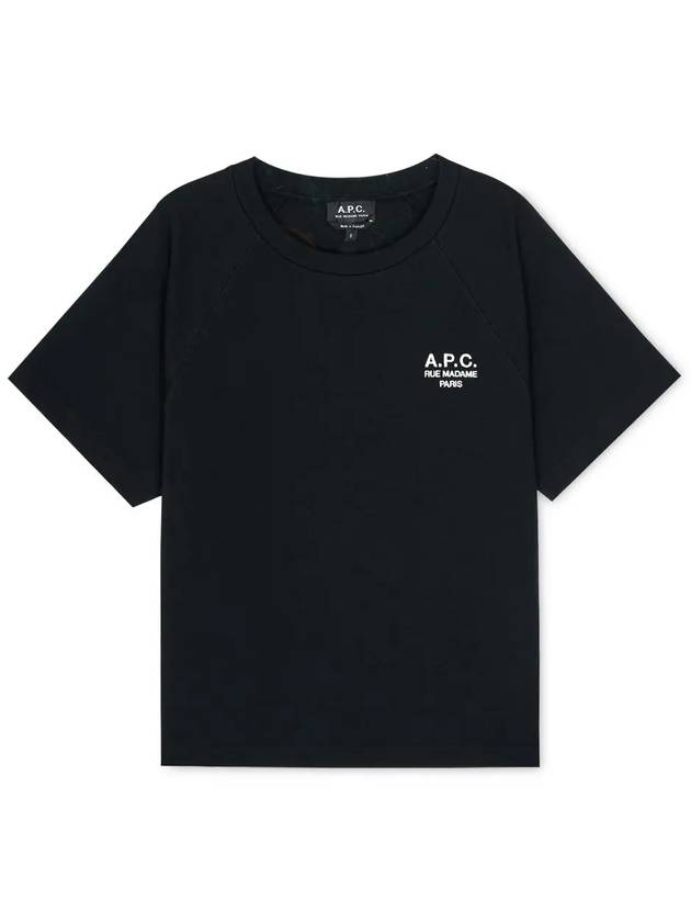 Michelle Cotton Short Sleeve T-Shirt Black - A.P.C. - BALAAN 2