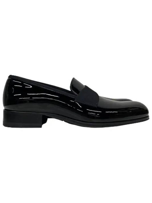 Smoking Patent Leather Loafers Black - TOM FORD - BALAAN 2