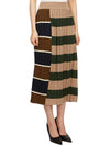 Gabriel Long Pleated Skirt Beige - MAX MARA - BALAAN 4