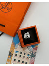 Large Chaine D'Ancre Enchainee Ring Silver - HERMES - BALAAN 9