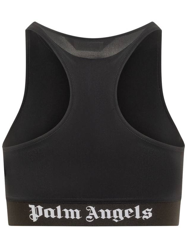 Logo Tape Crop Top PWVO024S24FAB0011001 - PALM ANGELS - BALAAN 3