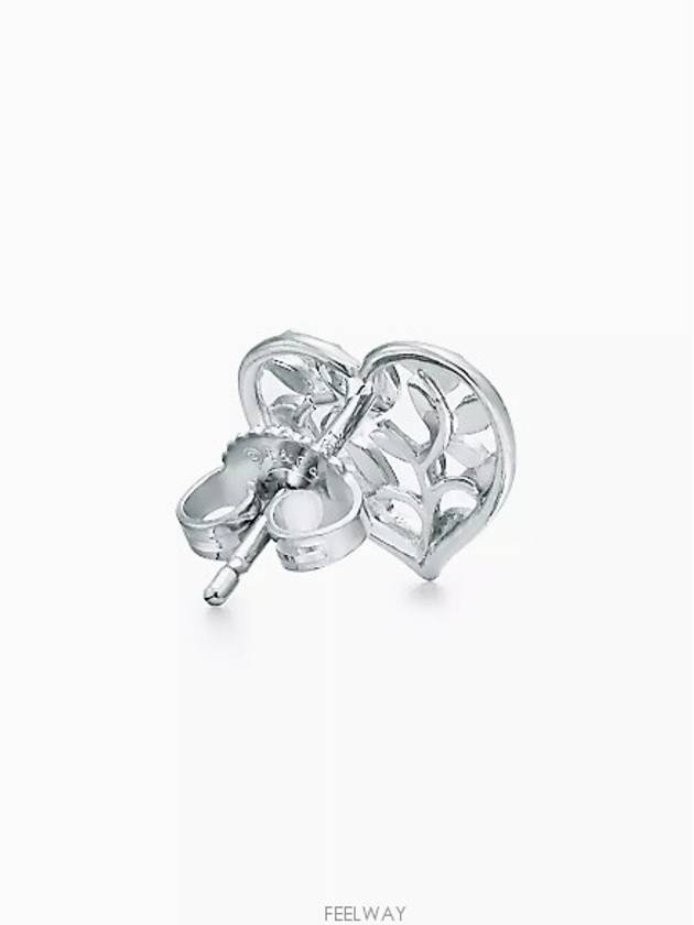 Tiffany Paloma Picasso Olive Leaf Heart Earrings - TIFFANY & CO. - BALAAN 4