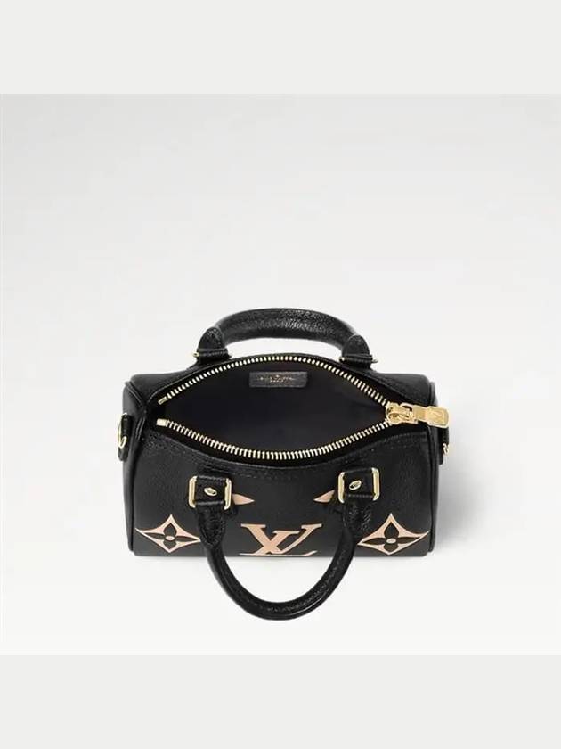 Women's Nano Speedy Monogram Tote Bag Black - LOUIS VUITTON - BALAAN 5