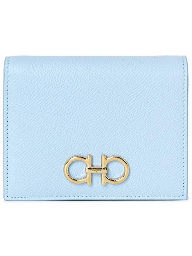 Ferragamo Gancini Women s Bicycle Wallet 22 D780 SKY BLUE 0774982 - SALVATORE FERRAGAMO - BALAAN 1