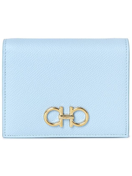 Ferragamo Gancini Women s Bicycle Wallet 22 D780 SKY BLUE 0774982 - SALVATORE FERRAGAMO - BALAAN 1