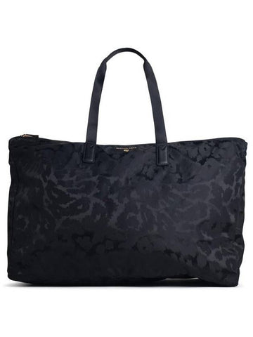 Michael Kors 'Jet Set' Black Nylon Shopping Bag - MICHAEL KORS - BALAAN 1