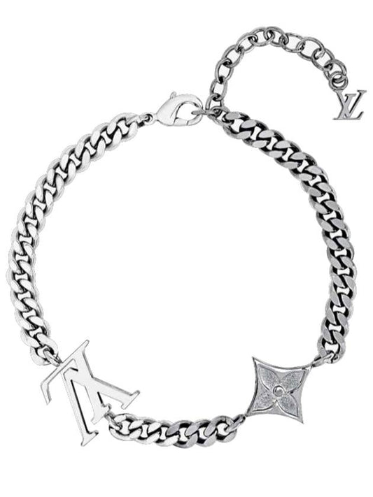 LV Instinct Bracelet Silver - LOUIS VUITTON - BALAAN.