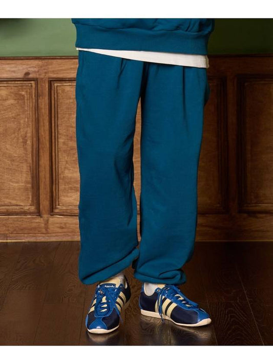 HEAVY W BALLOON FIT JOGGER PANTS BLUE - ZIZEMUSEUM - BALAAN 2