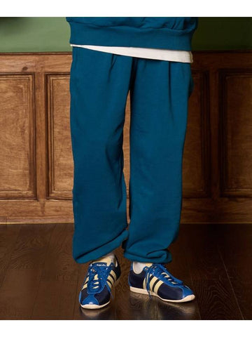 HEAVY W BALLOON FIT JOGGER PANTS BLUE - ZIZEMUSEUM - BALAAN 1