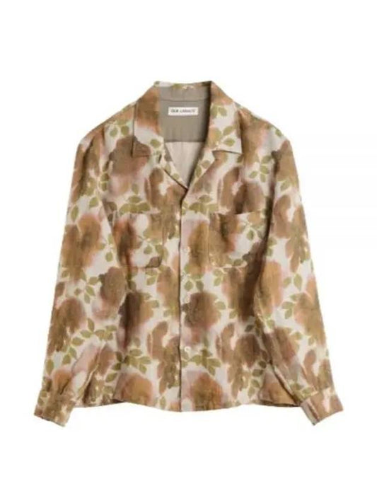 24SS Long Sleeve Shirt M2242HM MINUO FLOWER PRINT Beige - OUR LEGACY - BALAAN 2