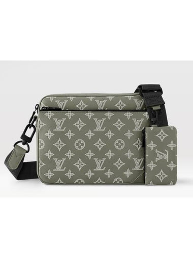 M12490 Monogram Shadow Trio Messenger Bag - LOUIS VUITTON - BALAAN 1