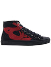 Primsol High Top Sneakers Black Red - VIVIENNE WESTWOOD - BALAAN 3