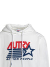 Cappuccio Iconic Logo Hoodie White - AUTRY - BALAAN 3