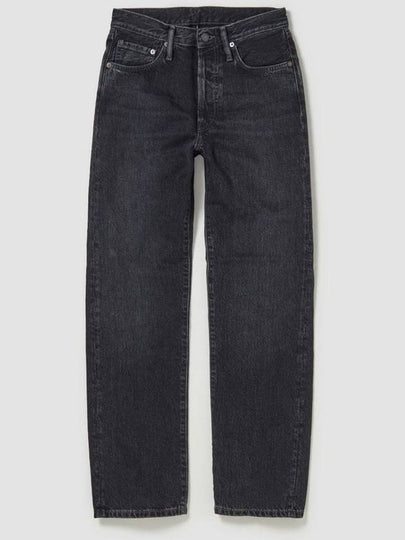 Regular Fit Straight Jeans Black - ACNE STUDIOS - BALAAN 2