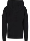 Logo Wappen Hooded Top Black - STONE ISLAND - BALAAN 4