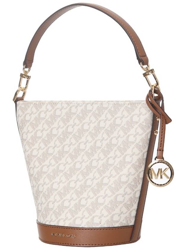 Townsend Small Empire Signature Logo Cross Bag White - MICHAEL KORS - BALAAN 3