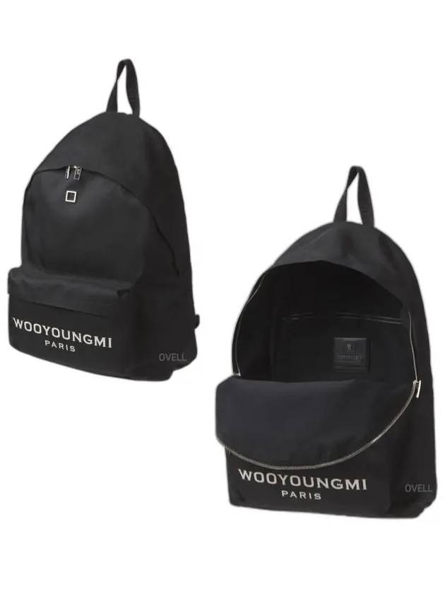 Logo Cordura Backpack Black - WOOYOUNGMI - BALAAN 5