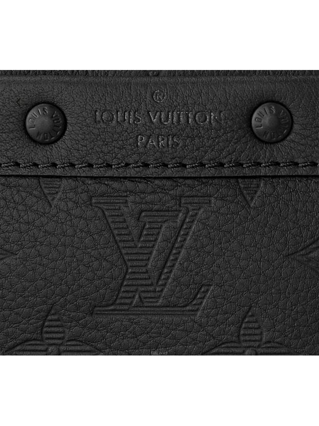 Alpha Wearable Leather Long Wallet Black - LOUIS VUITTON - BALAAN 7